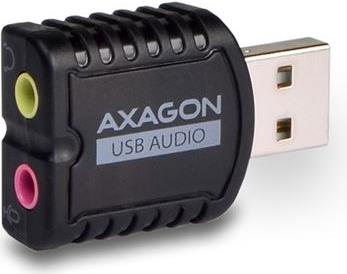 AXAGON ADA-10 USB2.0 - Stereo Audio Mini Adapter