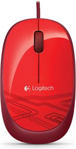 Miš Logitech M105 žičani optički, crvena