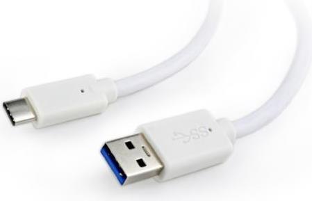 Gembird USB 3.0 AM to Type-C cable (AM CM), 3m, white