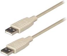 Transmedia USB 2.0 AA, 3m beige