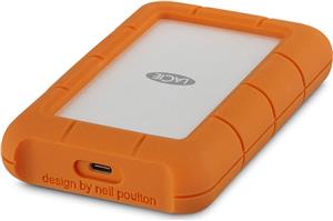 Lacie 4TB Rugged USB-C - Silver/Orange, STFR4000800