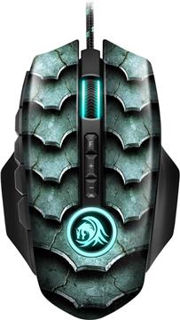 Miš Sharkoon Drakonia II optički igraći, 15000dpi, USB, zeleni