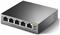 TP-Link TL-SF1005P 5-port Desktop preklopnik (Switch), 5×10/100M RJ45 ports + 4 PoE ports, metalno kućište (58W)