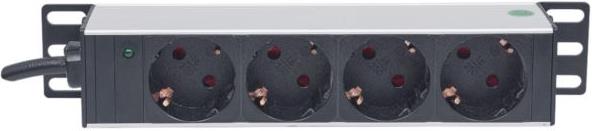 NaviaTec 10” 4x Schuko Power Distribution Unit 1U