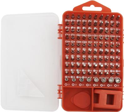 Gembird Precision bit set, 108 pcs