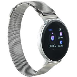 Smart watch Canyon CNS-SW71SS, 1.22inch colorful LCD, 2 straps, metal strap and silicon strap, metal case, IP68 waterproof, multisport mode, camera remote, music control, 150mAh, compatibility with iO
