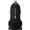 Canyon CNE-CCA04B Universal 2xUSB car adapter, Input 12V-24V, Output 5V-2.4A, with Smart IC, black rubber coating with silver electroplated ring, 59.5*28.7*28.7mm, 0.019kg
