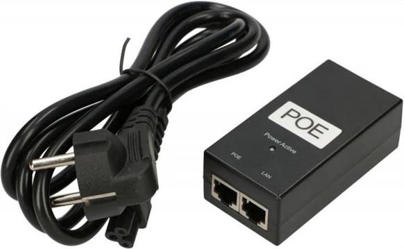 ExtraLink PoE Power supply 24V, 1A, 24W, Gigabit, AC cable included