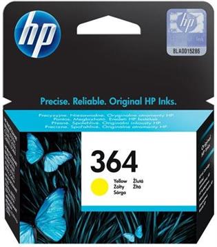 Tinta HP CB320EE (no. 364), Yellow