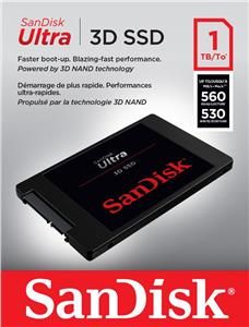 SSD SanDisk Ultra 1TB 2.5 "SATA3 3D TLC 7mm, SDSSDH3-1T00-G25
