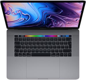 MacBook Pro 15" Touch Bar/6-core i7 2.6GHz/16GB/256GB SSD/Radeon Pro 555X w 4GB/Space Grey - INT KB