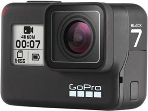 Sportska digitalna kamera GOPRO HERO7 Black, 4K60, 12 Mpixela + HDR, Touchscreen, Voice Control, 3 Axis, GPS + SD kartica 32 GB