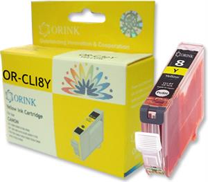 Tinta Orink Canon CLI-8Y, žuta (s mikročipom)