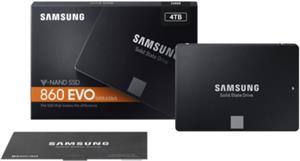 SSD Samsung 4TB 860 EVO SATA III 2.5 V-NAND MLC 6.8mm (etení/zápis: 550/520MB/s, MZ-76E4T0B/EU