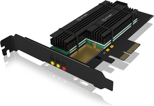 Icybox PCIe kartica za proširenje 2x M.2 SSD s hladnjakom