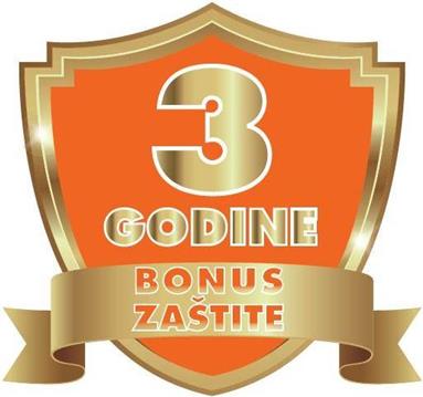 Jamstvo Bonus B25 - Puna zaštita 3 godine, uređaji od 500 kn do 2.000 kn