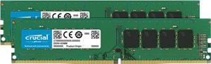 Memorija Crucial 16 GB KIT (8GBx2) DDR4 2400 CL17 1.2V DIMM Single Ranked, CT2K8G4DFS824A