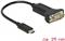 Adapter DELOCK, 3.1 USB-C (M) na Serial RS-232 DB9 (M)