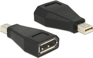 Adapter DELOCK, mini DisplayPort (M) na DisplayPort (Ž)
