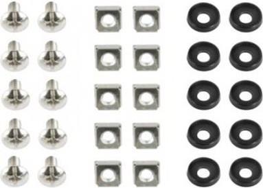 Gembird 19'' rack mounting set (bolt, nut, washer), 50 pcs set