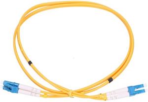 NFO Patch cord, LC UPC-LC UPC, Singlemode 9 125, G.652D, 3mm, Duplex, 5m