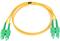 NFO Patch cord, SC APC-SC APC, Singlemode 9 125, G.652D, 3mm, Duplex, 3m