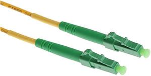 NFO Patch cord, LC APC-LC APC, Singlemode 9 125, G.657A2, 2mm, Simplex, 10m