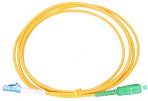 NFO Patch cord, LC UPC-SC APC, Singlemode 9 125, G.652D, Simplex, 2m