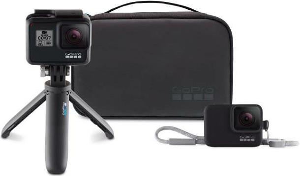 Sportska digitalna kamera GOPRO HERO7 Black, 4K60, 12 Mpixela + HDR, Touchscreen, Voice Control, 3 Axis, GPS, + Super Suit AADIV-001