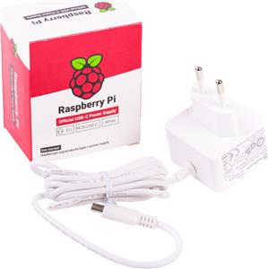 Raspberry napajanje,original, 3,0A, bijelo, za Rpi 4, USB C