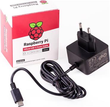 Raspberry napajanje,original, 3,0A, crno, za Rpi 4 , USB C