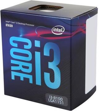 Procesor Intel Core i3 8100 TRAY 4x3,6 65W S1151