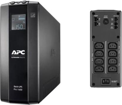 APC Back UPS Pro 1600VA, 8x IEC C13 Outlets, AVR, LCD Interface