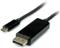 Roline VALUE USB3.1 USB-C - DP kabel, M/M, 1.0m