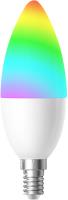 WOOX WiFi Smart LED RGB žarulja E14, 4.5W, 350lm, 2700K toplo bijela, Tuya smart app, glasovna kontrola - Alexa & Google Assistant, Wi-Fi kontrola, Timer/Schedule postavke
