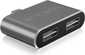 Icybox IB-Hub1201-C 2-ulazni USB od tipa C do tipa A
