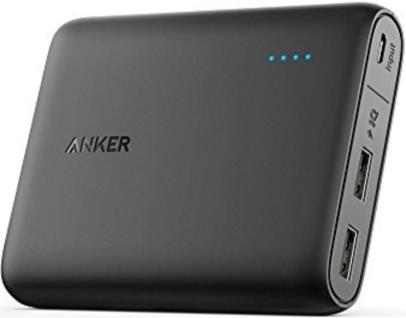 Mobilni USB punjač ANKER PowerCore, 10400 mAh, PowerIQ, crni
