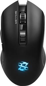 Miš Sharkoon Skiller SGM3 bežični optički igraći, RGB, 6000dpi, crni