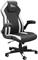 WHITE SHARK gaming stolica DERVISH crno-bijela