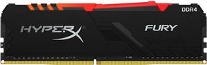 Memorija Kingston DDR4 8GB 2400MHz HyperX Fury Black RGB HX424C15FB3A/8