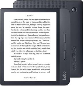 E-Book Reader KOBO Libra H2O, 7", 8GB, WiFi, crni