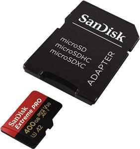Sandisk EXTREME PRO UHS-I 400 GB memory card MicroSDXC Class 10, SDSQXCZ-400G-GN6MA