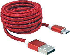 BIT FORCE kabel USB A-MICRO USB M/M 1,5m crveni