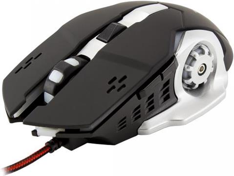 WHITE SHARK gaming miš LEONIDAS crni 3200dpi