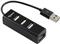 SBOX USB 2.0 hub H-204 4 utora crni