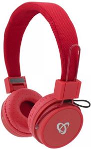 SBOX bluetooth on-ear slušalice s mikrofonom HS-BT890 crvene