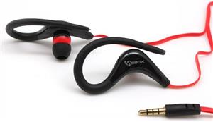 SBOX in-ear sportske slušalice s mikrofonom EP-338 crne