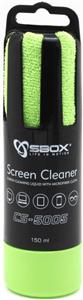 SBOX sredstvo za čišćenje ekrana s krpicom CS-5005 zeleni