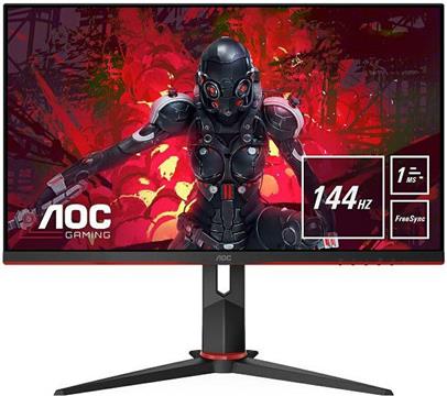 Monitor 23.8" AOC 24G2U, 144Hz, 1ms, 250cd/m2, 80.000.000:1, zvučnici, pivot, crni