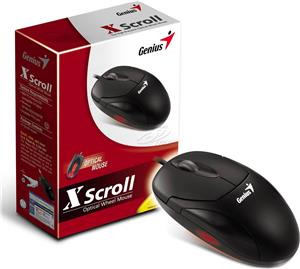 Miš Genius Xscroll miš, optički, crni, PS/2